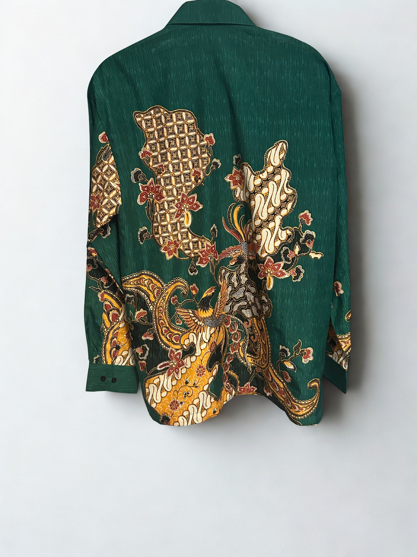 Bali Green and Gold Blouse