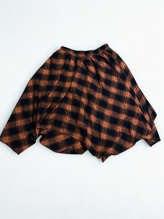 Orange and black skirt