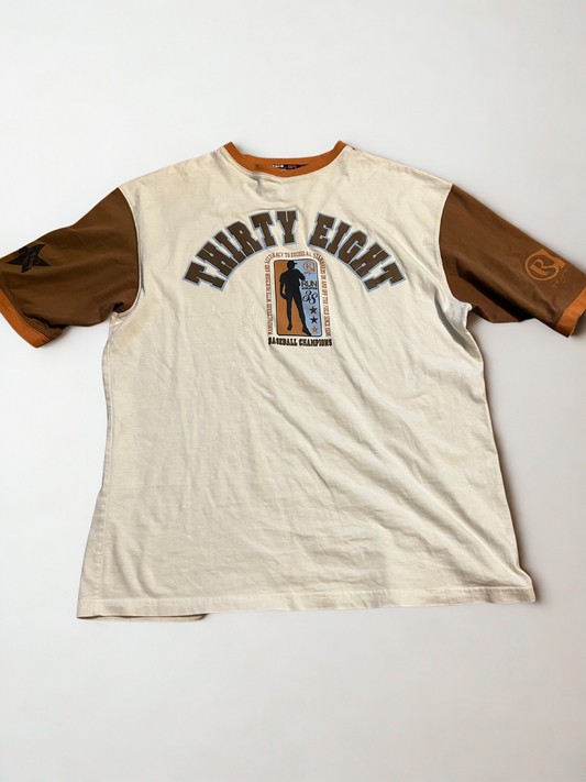 Brown vintage baseball tee