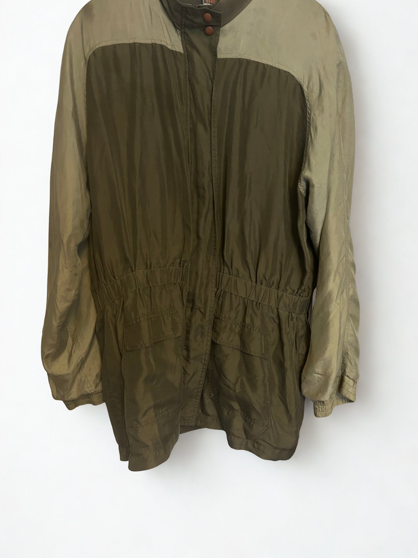 Vintage olive and light green jacket