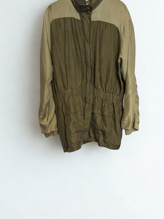 Vintage olive and light green jacket